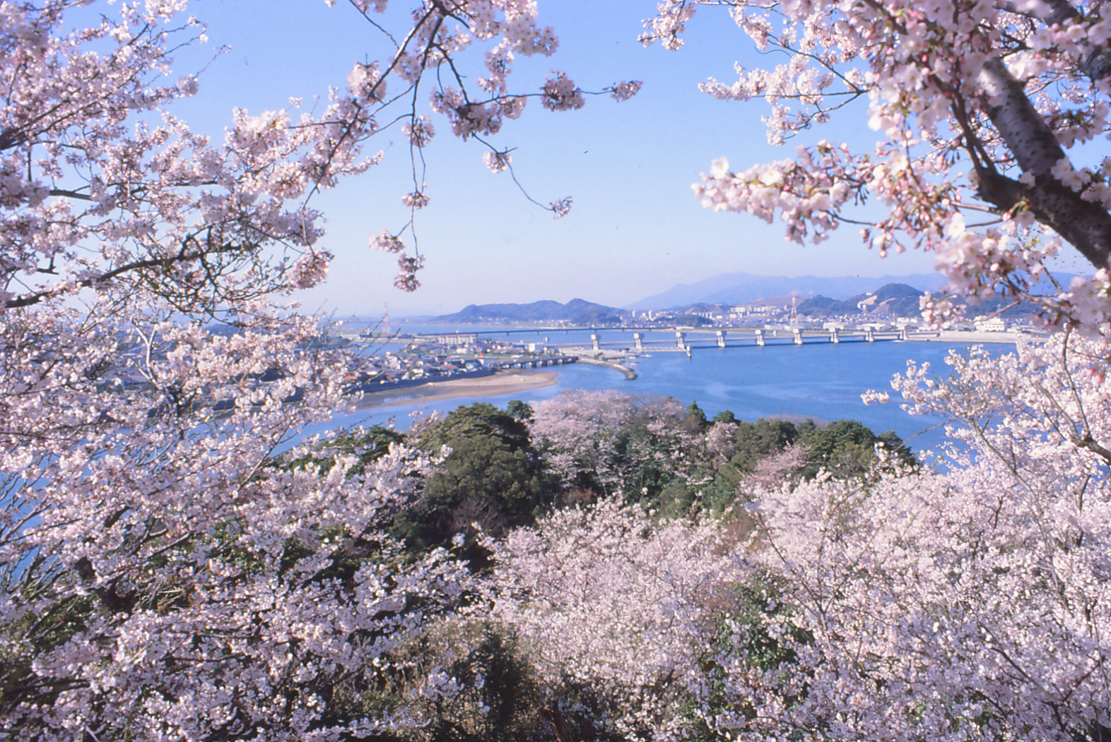 城山公園／平家与党であった山鹿秀遠城主の山鹿城跡 「山鹿兵藤次秀遠之城址（やまが ひょうとうじ ひでとお の しろあと）」と黒田長成（くろだ